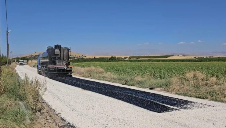 Fatmalı Köyünde Yol Çalışmaları Tamamlandı