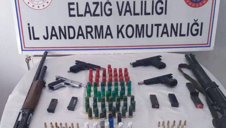 Elazığ’da 6 Ruhsatsız Silah Ele Geçirildi