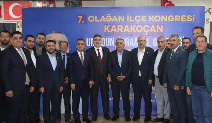 AK Parti Karakoçan İlçe Kongresinde Ülküşan Özdemir Yeniden Başkan Seçildi
