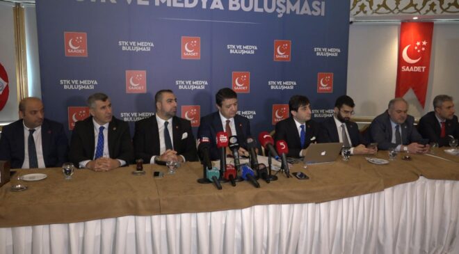 Saadet Partisi Genel Başkanı Mahmut Arıkan Elazığ’da