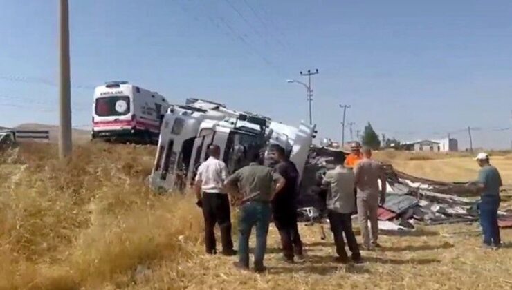 Elazığ’da Kamyon Kazası: Ucuz Atlatılan Kaza Korkuttu