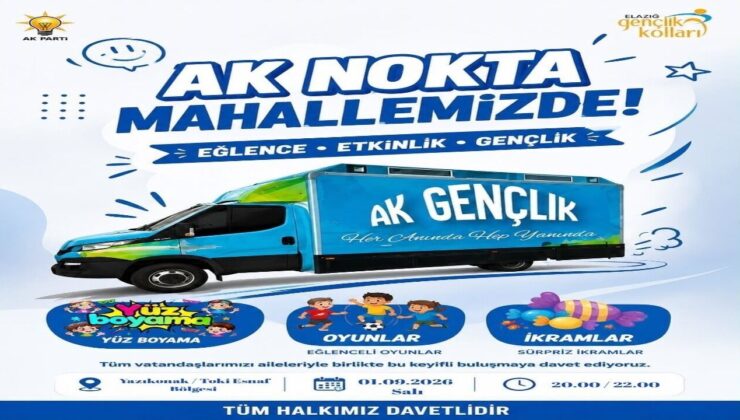 AK Gençlik Elazığ’dan Yazıkonak’ta Sosyal Buluşma: “AK Nokta Mahallemizde”