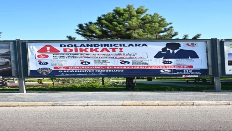 Elazığ Emniyeti’nden Telefon Dolandırıcılarına Karşı Büyük Uyarı