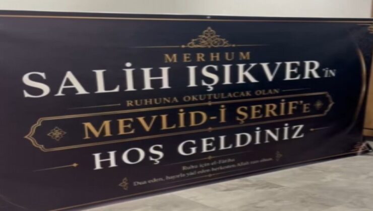 Salih Işıkver İçin Düzenlenen Mevlit Programına Yoğun İlgi