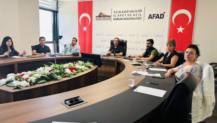 Elazığ’da Afetlere Karşı Dirençli Kent Hedefi: İRAP Toplantısı Düzenlendi