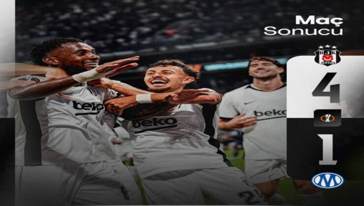 Beşiktaş Avrupa Ligi’ne Farklı Başladı: Kartal Şov Yaptı