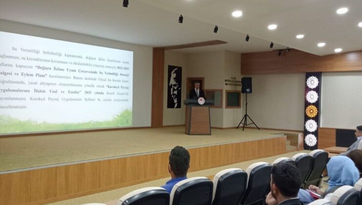Elazığ’da Su Tasarrufu İçin Yeni Dönem: Kurakçıl Peyzaj Rehberi Tanıtıldı
